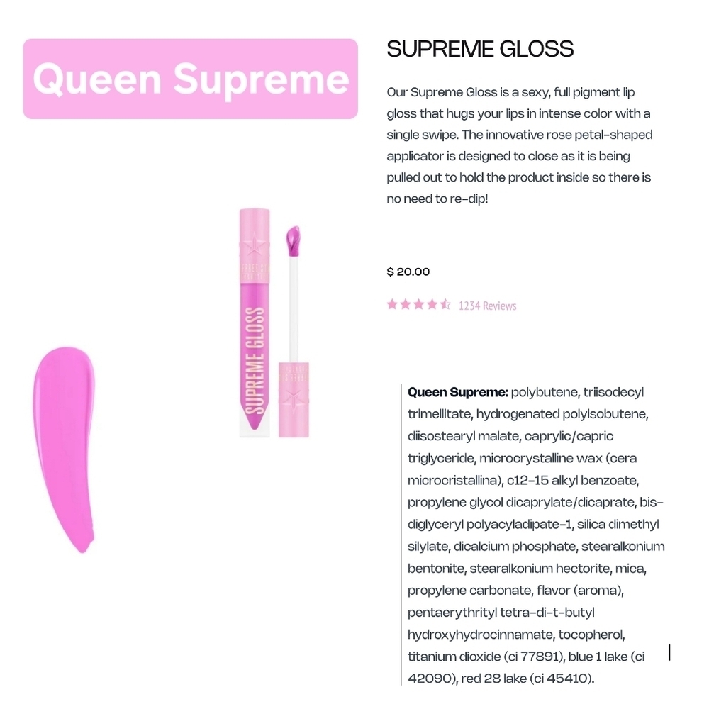 Jeffree Star Supreme Gloss in "Queen Supreme" - Picture 3 of 3